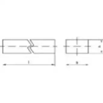 Conrad Toolcraft 138548 staal c45 + c spiestaal (l x b) 1000 mm x 10 mm 16 mm 1 stuk(s) aanbieding