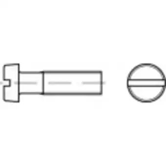 Conrad Toolcraft to-5445492 cilinderschroeven m5 12 mm sleuf din 84 polyamide 200 stuk(s) aanbieding