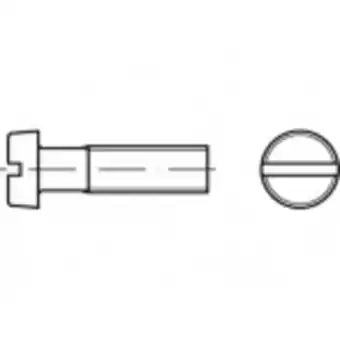 Conrad Toolcraft to-5451153 cilinderschroeven m8 30 mm sleuf iso 1207 polyamide 200 stuk(s) aanbieding