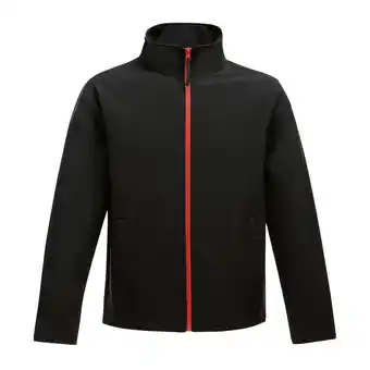 Decathlon Heren ablaze printable softshell jas (zwart/zwart) aanbieding