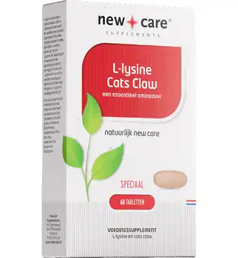 Drogisterij.net New care l-lysine cats claw (60tb) aanbieding