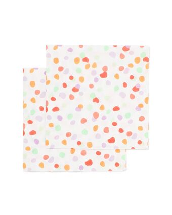 HEMA Hema papieren servetten 33x33 stippen - 20 stuks aanbieding