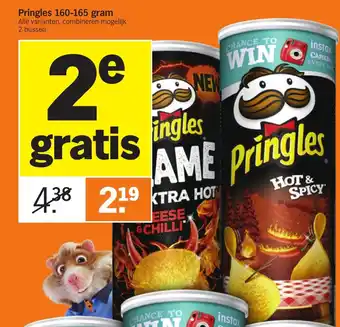 Albert Heijn Pringles 160-165g aanbieding