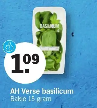 Albert Heijn Verse basilicum 15g aanbieding
