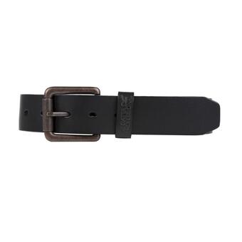 Decathlon Heren pro leren taille riem (zwart) aanbieding