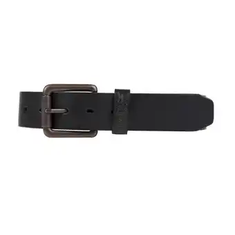 Decathlon Heren pro leren taille riem (zwart) aanbieding