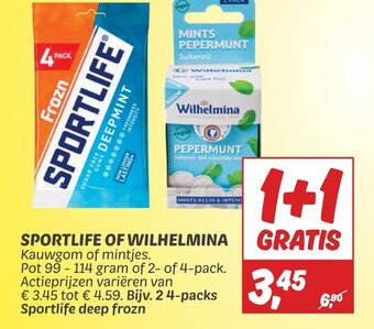 Dekamarkt SPORTLIFE OF WILHELMINA aanbieding