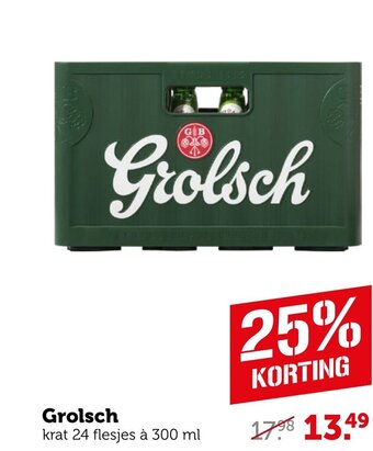 Coop Grolsch aanbieding