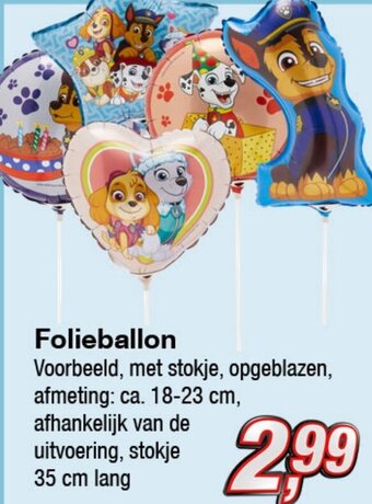 Kik Folieballon aanbieding