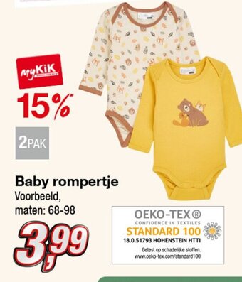 Kik Baby rompertje aanbieding