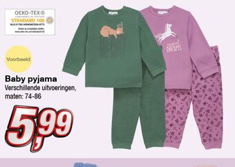 Kik Baby pyjama aanbieding