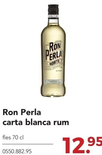Zegro Ron Perla carta blanca rum 70 cl aanbieding