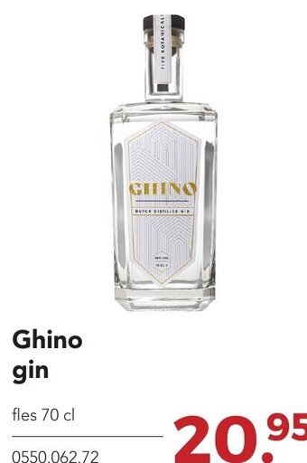 Zegro Ghino gin  70 cl aanbieding