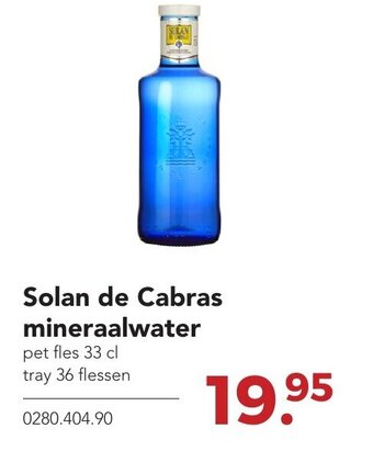 Zegro Solan de Cabras mineraalwater aanbieding