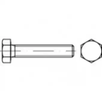 Conrad Toolcraft to-5367813 zeskantbouten m10 22 mm buitenzeskant iso 4017 rvs a4 100 stuk(s) aanbieding