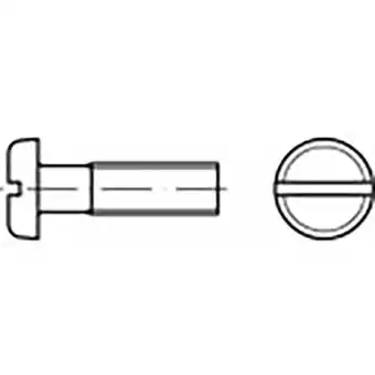 Conrad Toolcraft to-6853458 platbolkopschroeven m4 20 mm sleuf din 85 rvs v4a a4 200 stuk(s) aanbieding