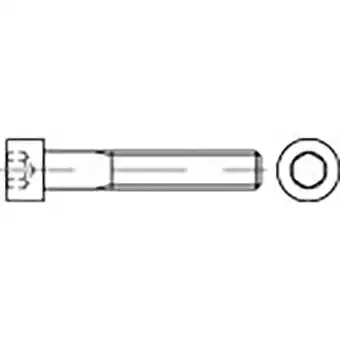 Conrad Toolcraft to-6856875 cilinderkopschroeven m6 18 mm binnenzeskant (inbus) din 912 staal 500 stuk(s) aanbieding