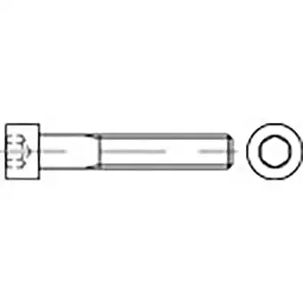 Conrad Toolcraft to-6855954 cilinderkopschroeven m6 16 mm binnenzeskant (inbus) din 912 staal 500 stuk(s) aanbieding