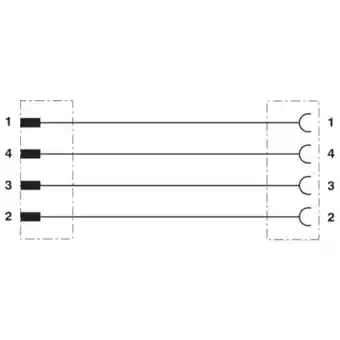 Conrad Phoenix contact 1567270 sensor/actuator aansluitkabel aantal polen: 4 1.50 m 1 stuk(s) aanbieding