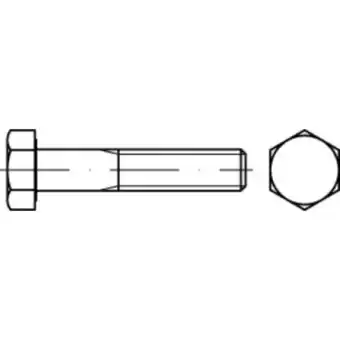 Conrad Toolcraft to-5442894 zeskantbouten 150 mm 127 mm buitenzeskant 83931 staal 1 stuk(s) aanbieding