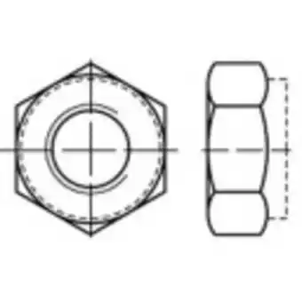 Conrad Toolcraft 1066537 borgmoeren m4 din 980 rvs a2 1000 stuk(s) aanbieding