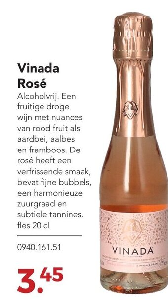 Zegro Vinada Rosé 20 cl aanbieding