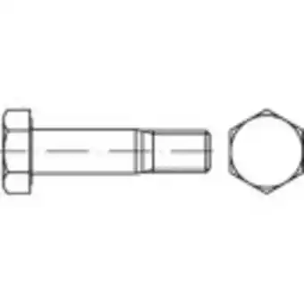 Conrad Toolcraft 147037 hv-pas schroeven m22 90 mm buitenzeskant din 14399 staal thermisch verzinkt 1 stuk(s) aanbieding