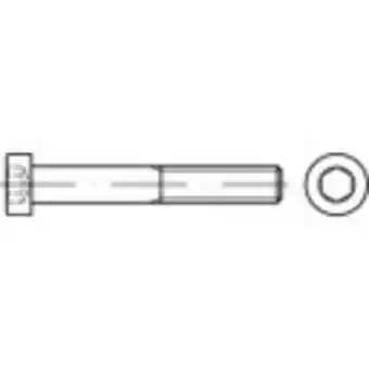 Conrad Toolcraft 145499 cilinderschroeven m12 20 mm binnenzeskant (inbus) din 7984 staal 100 stuk(s) aanbieding