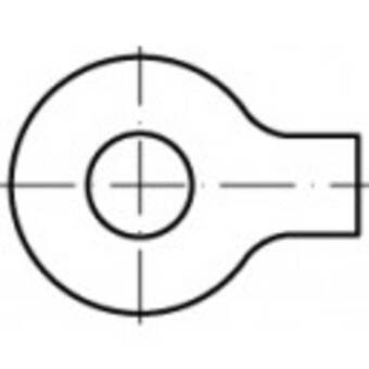 Conrad Onderlegringen met doeken 37 mm staal 50 stuk(s) toolcraft 104577 aanbieding
