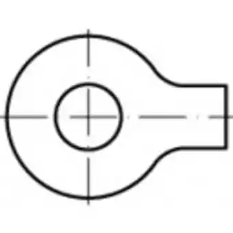 Conrad Onderlegringen met doeken 40 mm staal 50 stuk(s) toolcraft 104578 aanbieding