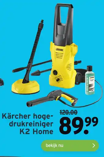 GAMMA Kärcher hogedrukreiniger K2 Home aanbieding