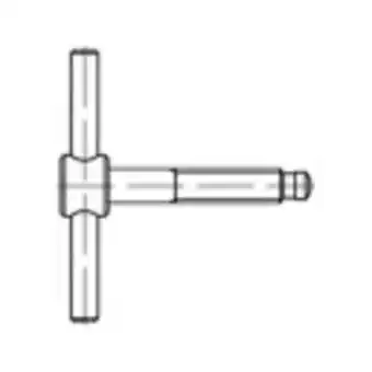 Conrad Toolcraft 137851 knevelschroeven m12 70 mm din 6304 staal gepolijst 1 stuk(s) aanbieding