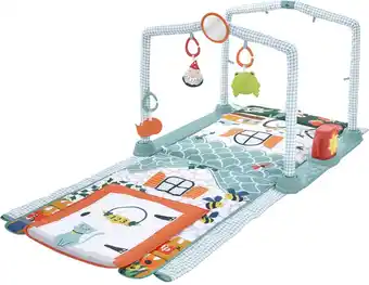 Bol.com Fisher-price 3-in-1 kruipen en spelen activirteitenspeelmat - babygym baby speelgoed aanbieding