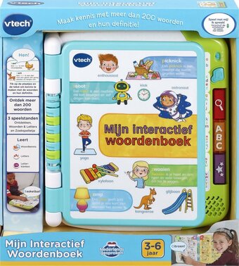 Bol.com Vtech mijn interactief woordenboek - educatief speelgoed - woordjes leren - 3 tot 6 jaar aanbieding