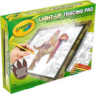 Bol.com Crayola - light up tracing pad dinosaur edition, voor vrije tijd en reizen, cadeau-idee aanbieding