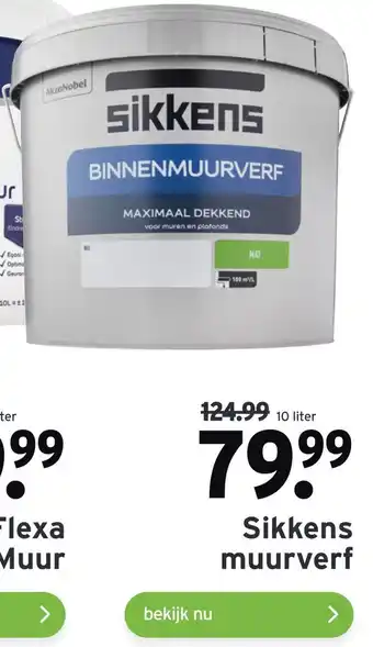 GAMMA Sikkens muurverf aanbieding