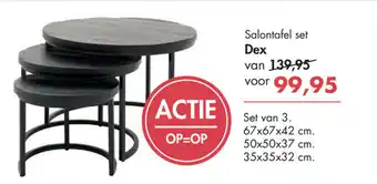 Kruit & Kramer Salontafel set aanbieding