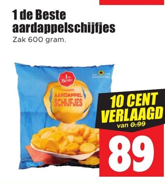 Dirk 1 de Beste aardappelschijfjes 600g aanbieding