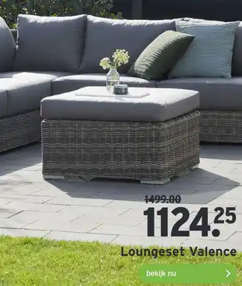 GAMMA Loungeset Valence aanbieding