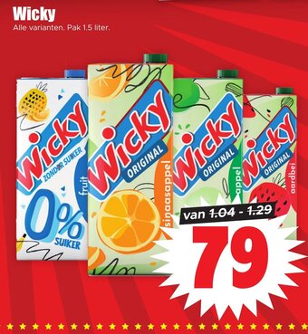 Dirk Wicky 1.5 liter aanbieding