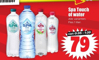 Dirk Spa Touch of water 1 liter aanbieding