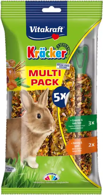 Intratuin Vitakraft konijnensnack kräcker multipack 5 stuks aanbieding