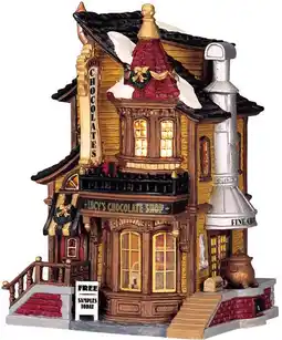 Intratuin Lemax lucy's chocolate shop (chocoladewinkel) h 18 cm aanbieding