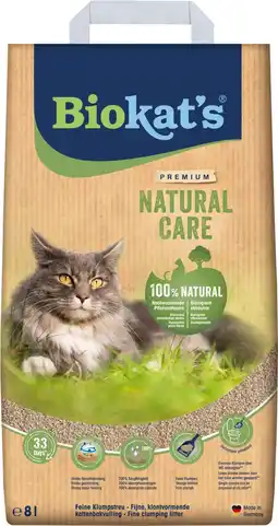 Intratuin Biokat's natural care kattenbakvulling 8 l aanbieding