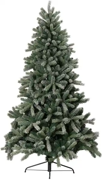 Intratuin Intratuin kunstkerstboom sven besneeuwd groen met 250 led lampjes warm wit h 180 cm aanbieding