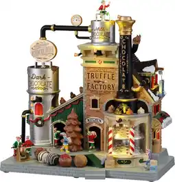 Intratuin Lemax santa's wonderland kersthuisje truffle factory (truffelfabriek) 18,5 x 30,2 x 31,5 cm aanbieding