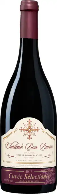 De Wijnbeurs Château bon baron &aposcuvée selectionnée&apos côte de sambre et meuse aanbieding