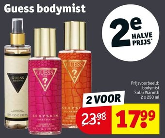 Kruidvat Guess bodymist aanbieding