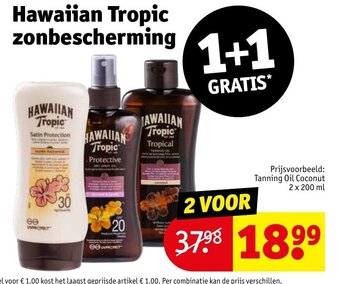 Kruidvat Hawaiian Tropic zonbescherming aanbieding