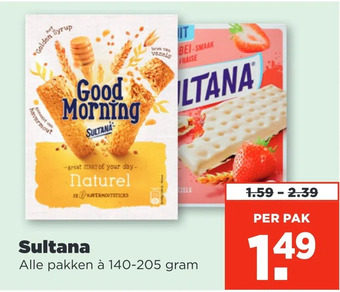 PLUS Sultana aanbieding